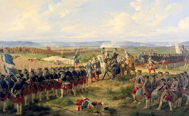 unknow artist Battle of Fontenoy oil painting picture